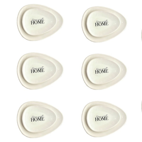 بشقاب مدل مثلثی home مجموعه 12عددی