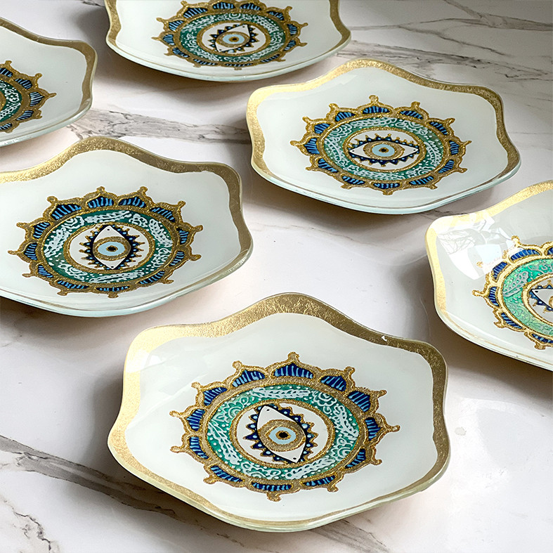 بشقاب میوه خوری مدل دالبر کد 03