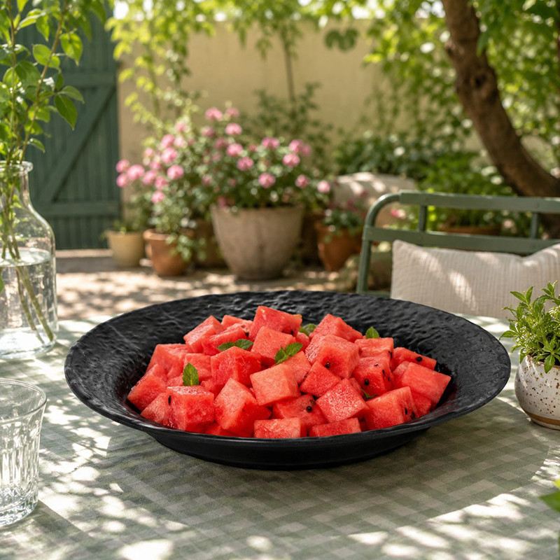 بشقاب غذاخوری لرد مدل Black-P1250