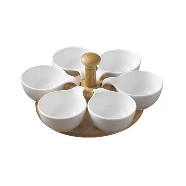 سینی سرو گردان چوبی دایره‌ای 36×36×4 سانتی‌متر، وزن 895 گرم، مناسب سرو کیک و پیتزا، همراه جعبه، کد 6353460467