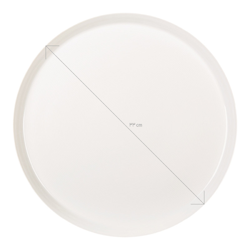 دیس چینی زی‌فرم S 33 درجه 3، مناسب سرو و پذیرایی، شستشو در ماشین ظرفشویی، بدنه FDC، شماره ثبت اختراع 88626