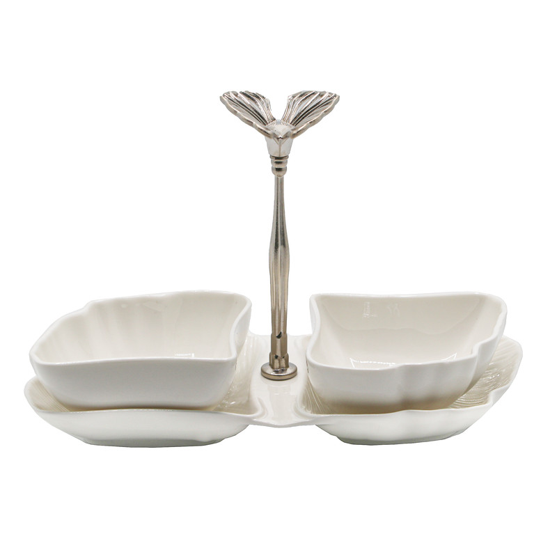اردوخوری بی.وی.کی مدل 2 خانه طرح Butterfly کد 667122
