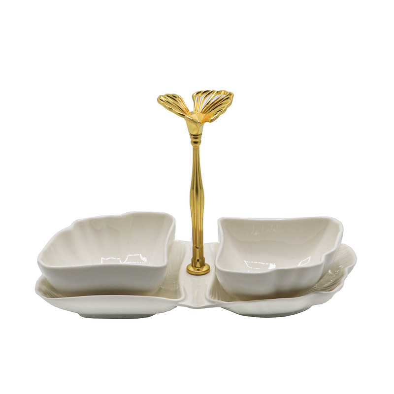 اردوخوری بی.وی.کی مدل 2 خانه طرح Butterfly کد 677122