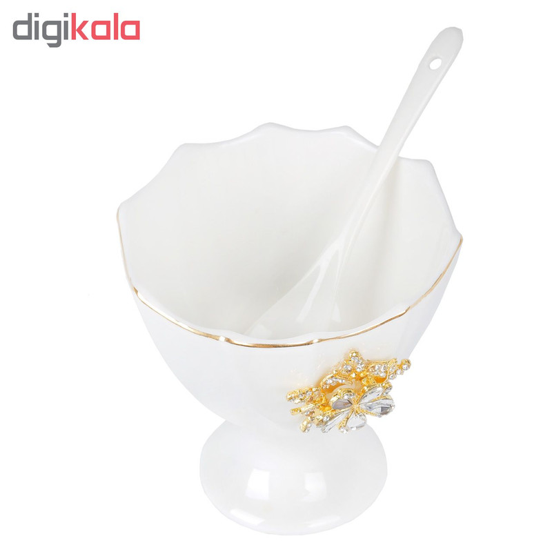 بستنی خوری کد 5285 به همراه قاشق بسته 6 عددی