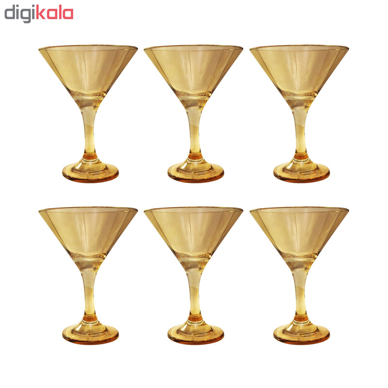 بستنی خوری پاشاباغچه مدل بیسترو بسته 6 عددی