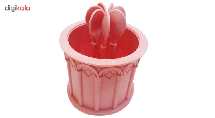 ست بستنی خوری 15 پارچه طرح برج پیزا