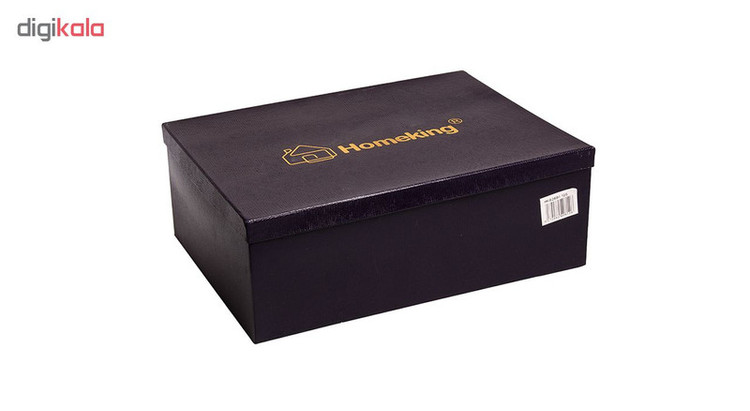 ست بستنی خوری هوم کینگ مدل HK-8-2408 بسته 6 عددی به همراه قاشق
