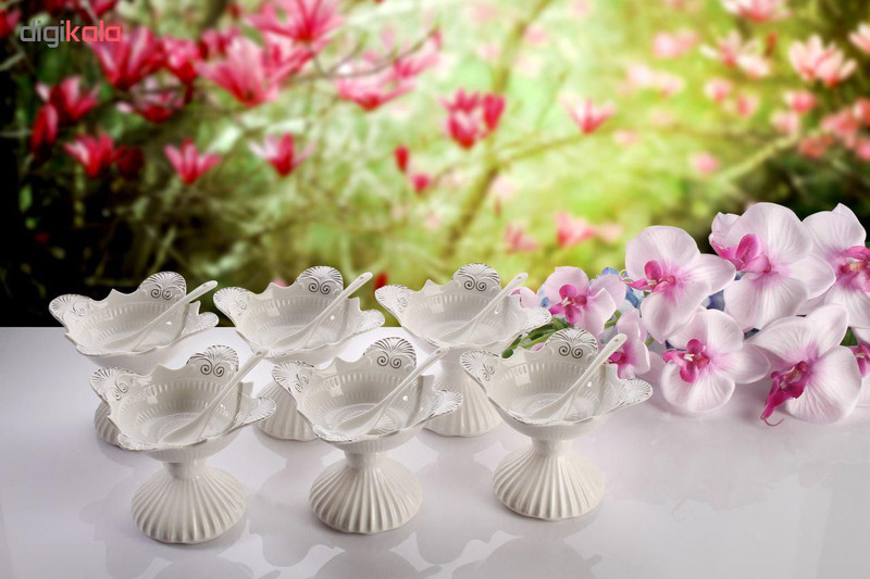 بستنی خوری طرح امپراطور مدل کاندید بسته 6 عددی