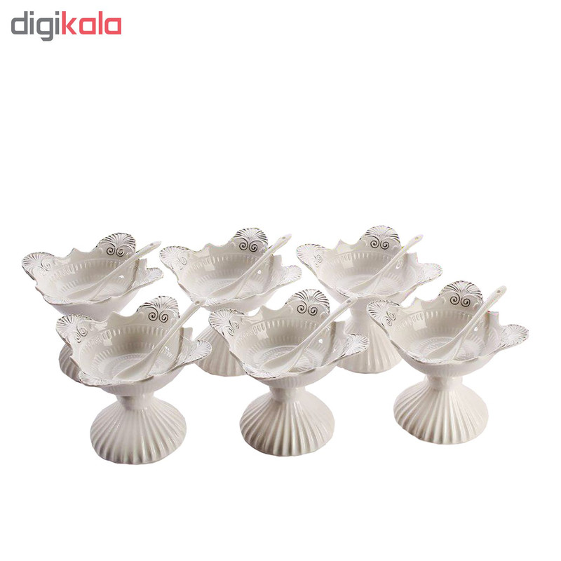 بستنی خوری طرح امپراطور مدل کاندید بسته 6 عددی