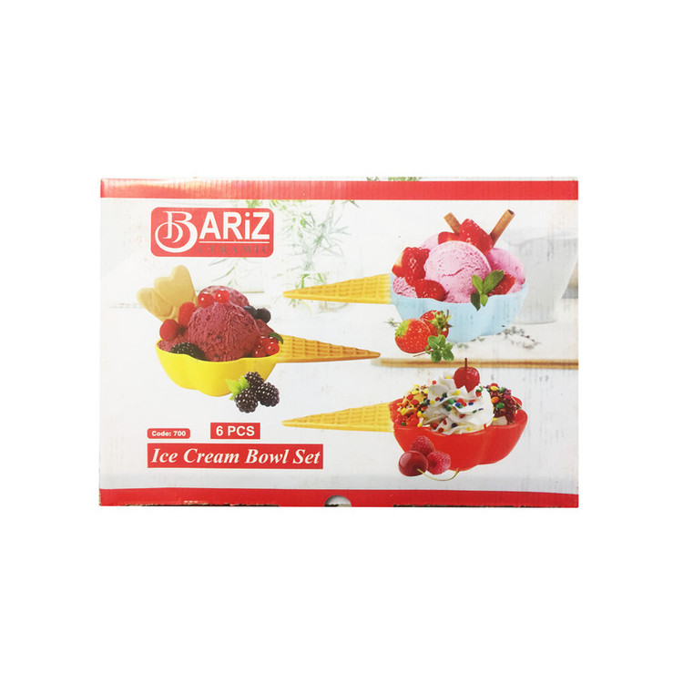 بستنی خوری مدل باریز BZ-88 مجموعه 6 عددی