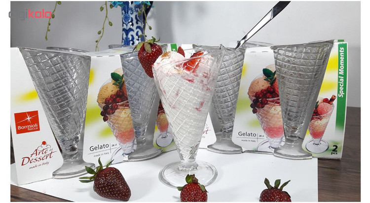 بستنی خوری بورمیولی مدل GELATO بسته 6 عددی