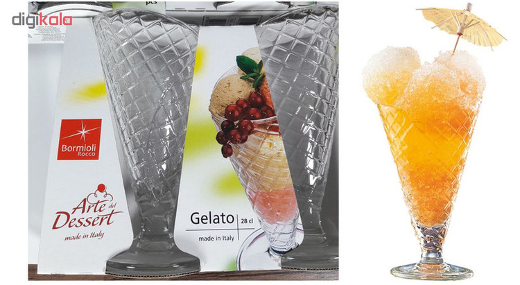 بستنی خوری بورمیولی مدل GELATO بسته 6 عددی