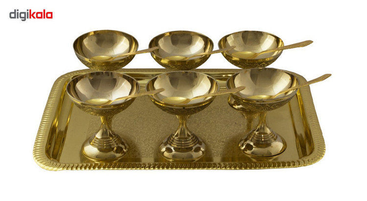 سرویس بستنی خوری 6 نفره کد 080010080