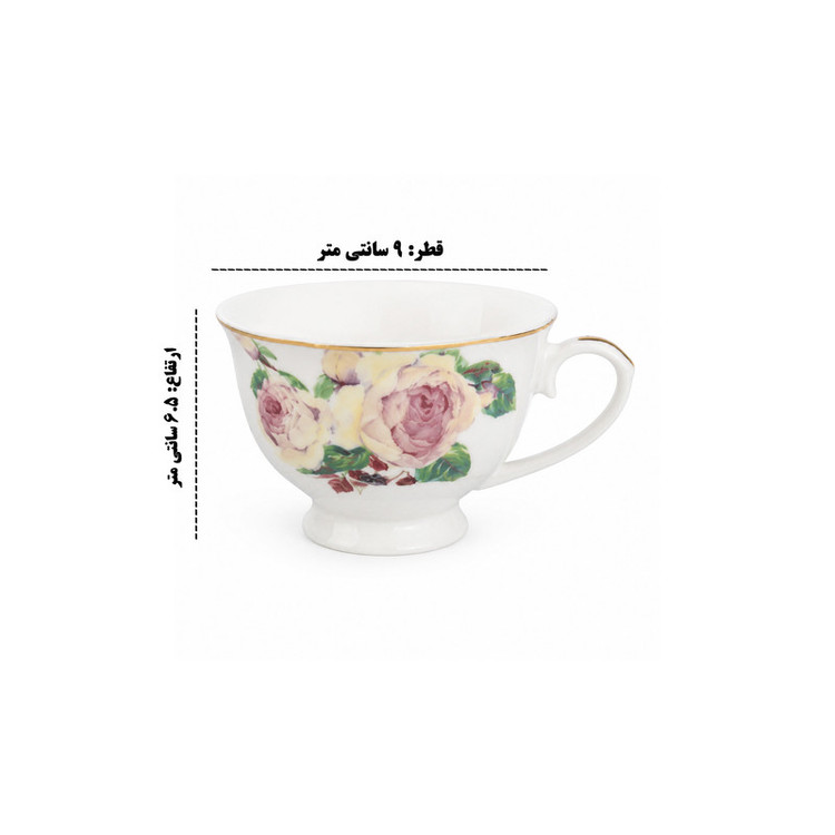 سرویس چای خوری 12 پارچه 6 نفره میس بتی مدل VA26911
