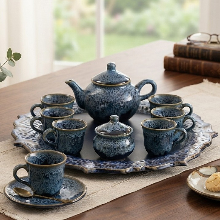 سرویس چای خوری 9 پارچه مدل سنتی کد 3