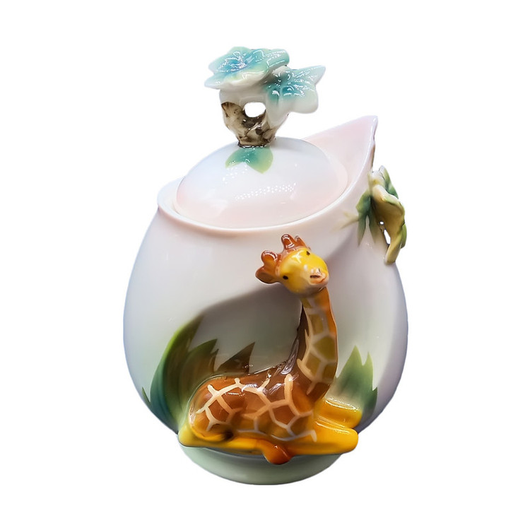 سرویس چای خوری 23 پارچه طرح زرافه کد 10198