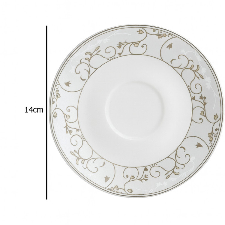 ست فنجان و نعلبکی 12 پارچه 6 نفره مدل ELS کد CPT-215