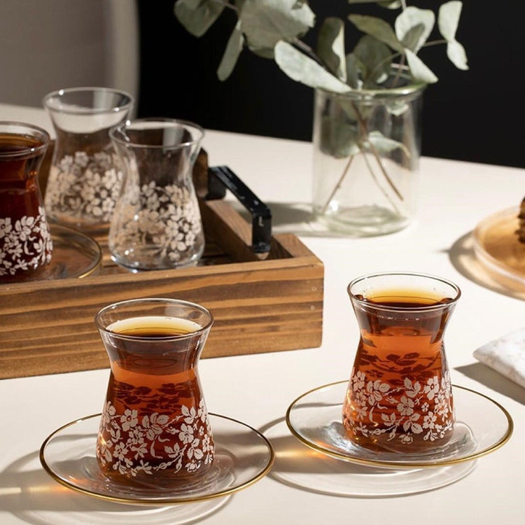 سرویس چای خوری 12 پارچه 6 نفره انگلیش هوم مدل Natural Flower