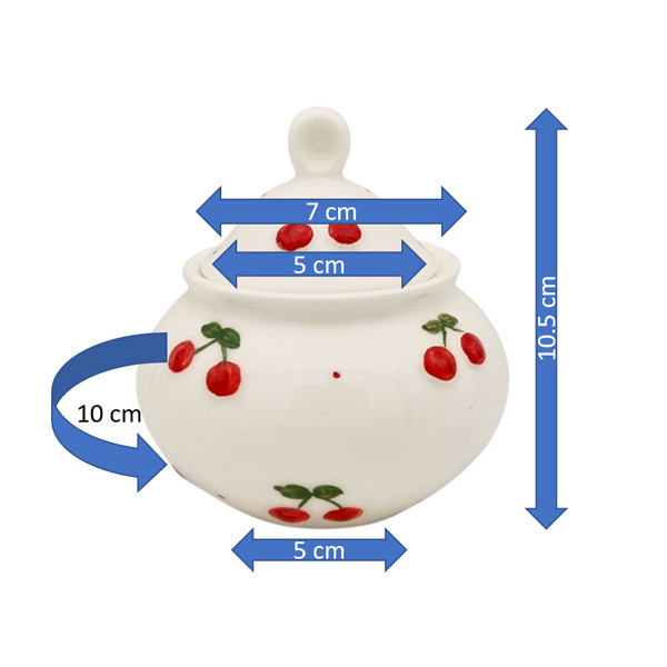 سرویس چای خوری 9 پارچه 2 نفره مدل شقایق کد 2415P9xalb