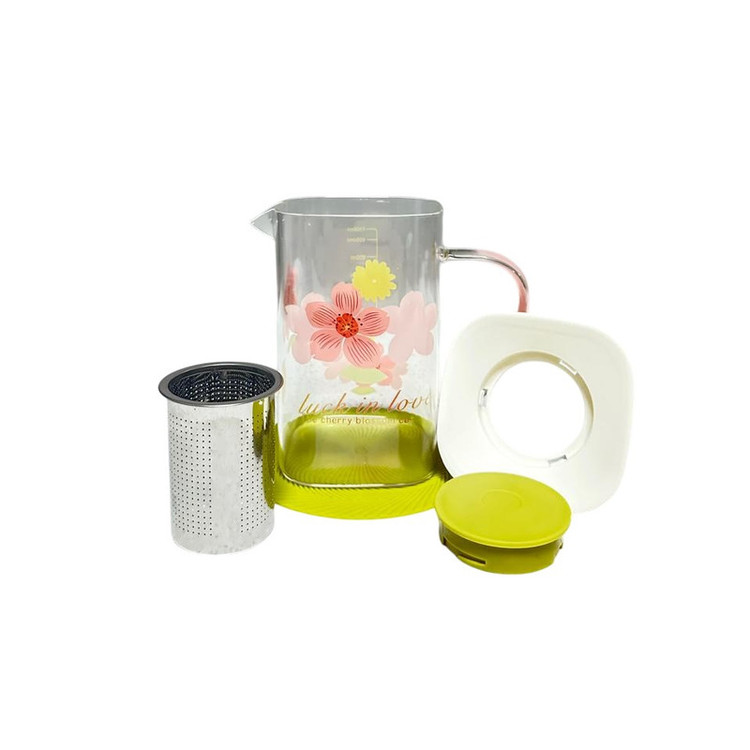 سرویس چای خوری 5 پارچه 4 نفره مدل فلاور FD01