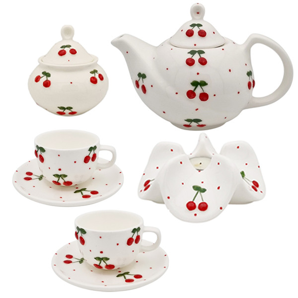 سرویس چای خوری 9 پارچه مناسب برای 2 نفره مدل پانیز کد 2426P9xalb