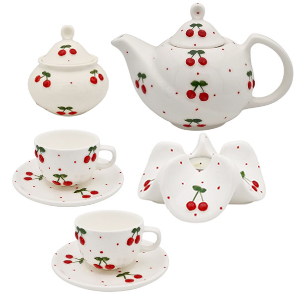 سرویس چای خوری 9 پارچه مناسب برای 2 نفره مدل پانیز کد 2426P9xalb