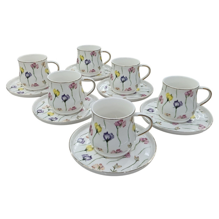 سرویس چایخوری ۱۲ پارچه ۶ نفره مدل Spring