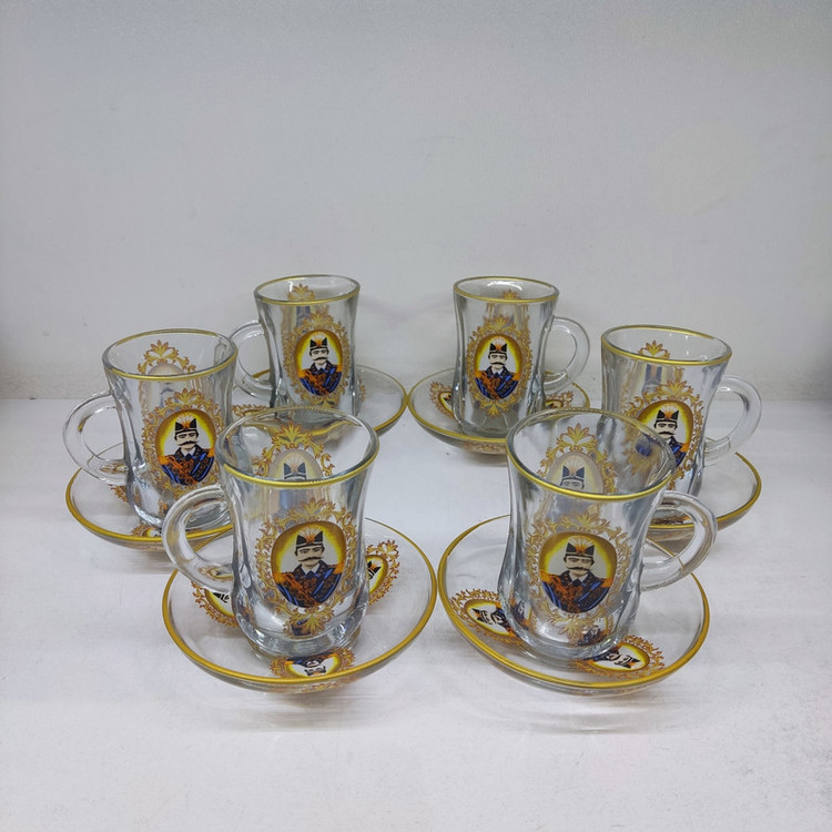 سرویس چای خوری 12 پارچه مدل شاه عباسی کد 12