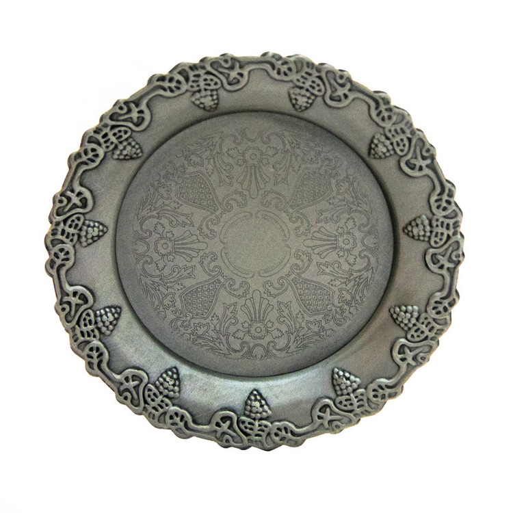 سرویس چای خوری 12 پارچه مدل پیوتر سیلور مات کد 8065