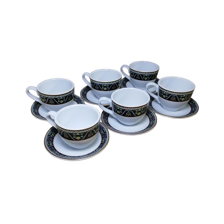 سرویس قهوه خوری 12پارچه 6 نفره مقصود مدل ترنج