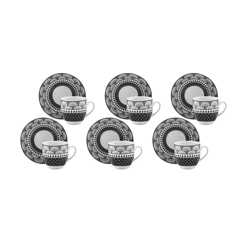 سرویس قهوه خوری 12 پارچه 6 نفره کاراجا مدل Aysel