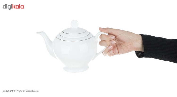 سرویس چای خوری 17 پارچه 6 نفره چینی زرین ایران مدل ایتالیا اف درجه یک