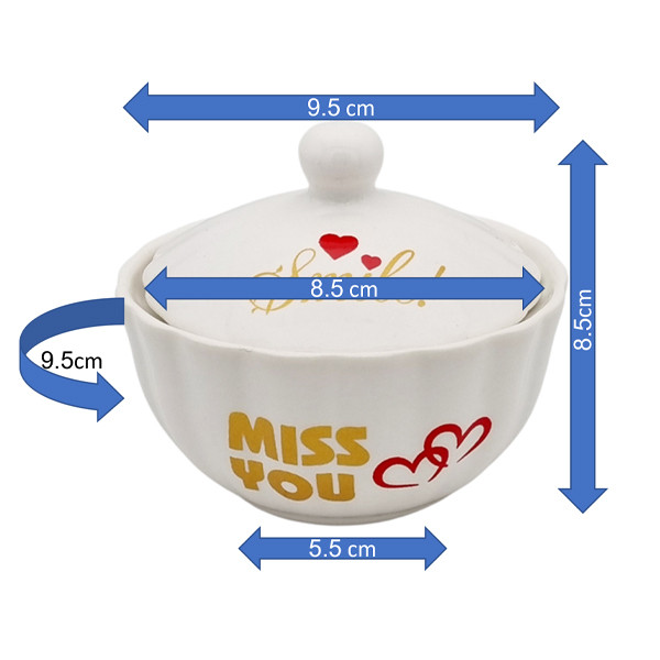 سرویس چای خوری 9 پارچه مناسب برای 2 نفره مدل صدفی کد 2411P9xmiss