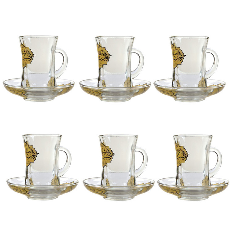 سرویس چای خوری 12 پارچه طرح مذهبی یا اباعبدالله الحسین کد 40001703