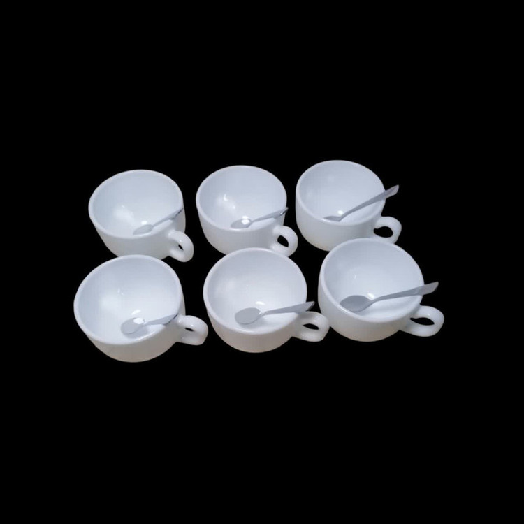 سرویس قهوه خوری 18 پارچه 6 نفره دینو مدل گرد کلاسیک
