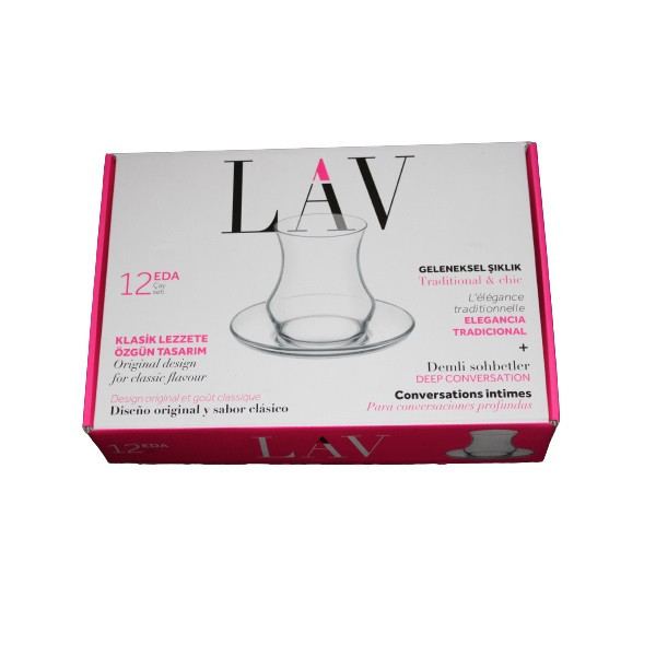 سرویس چای خوری 12 پارچه لاو مدل EDAS1