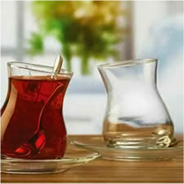 ست فنجان و نعلبکی 12 پارچه پاشاباغچه مدل KOZAN کد 96300