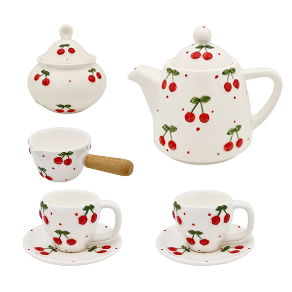 سرویس قهوه خوری 9 پارچه مناسب برای 2 نفره مدل اشکان کد 2424P9xalb