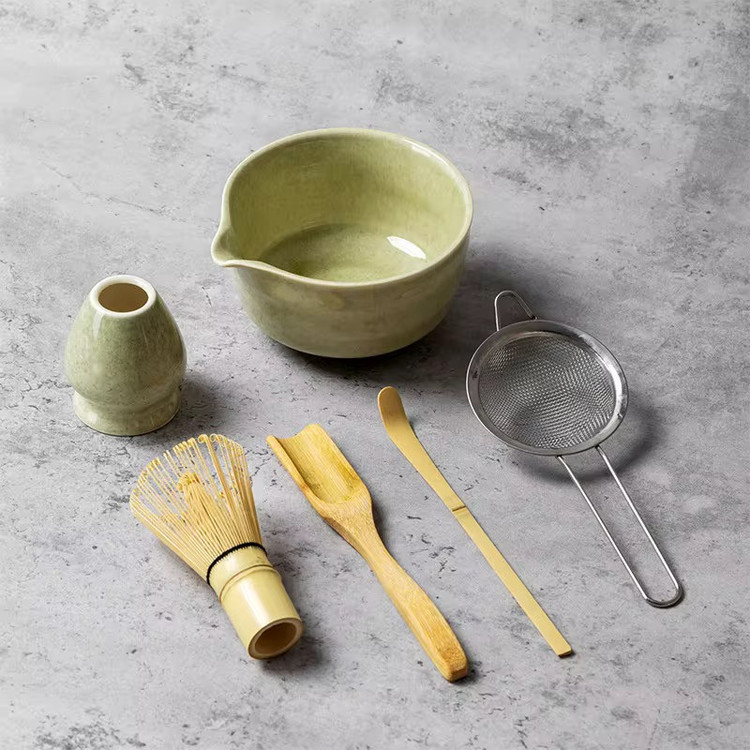 سرویس چای خوری ۴ پارچه ۳ نفره مدل ماچا کد set4