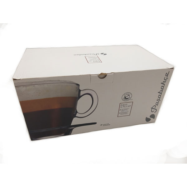ست فنجان و نعلبکی 6 نفره پاشا باغچه مدل آکوا کد 95040