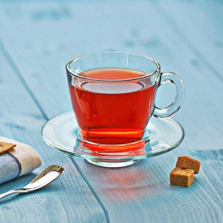 ست فنجان و نعلبکی پاشاباغچه مدلAqua کد 95040 -بسته 6 عددی