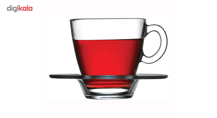 ست فنجان و نعلبکی پاشاباغچه مدلAqua کد 95040 -بسته 6 عددی