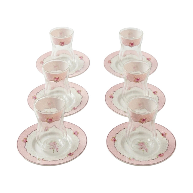 سرویس چای خوری 12 پارچه 6 نفره آنجلا مدل ZP-317