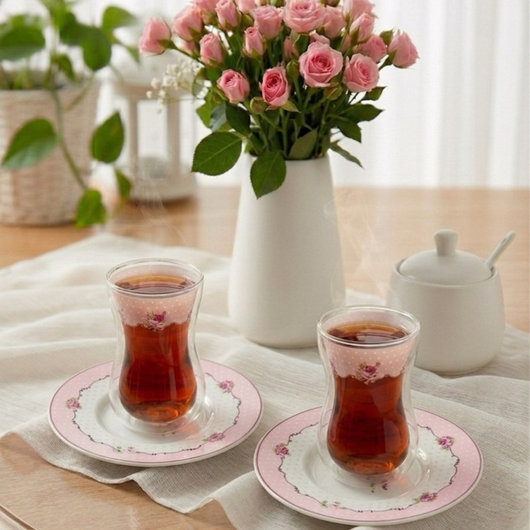 سرویس چای خوری 12 پارچه 6 نفره آنجلا مدل ZP-317