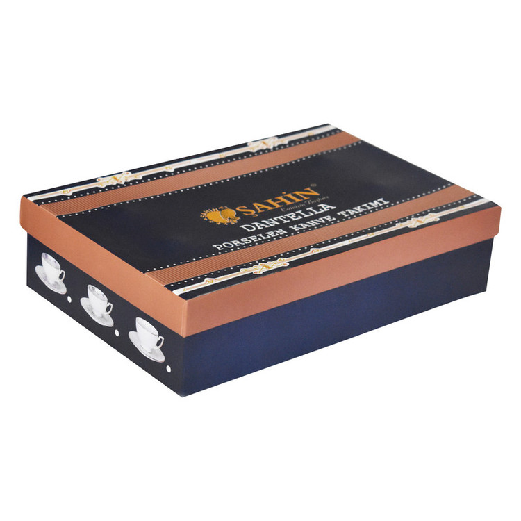 سرویس چای خوری 12 پارچه 6 نفره شاهین مدل dantella c