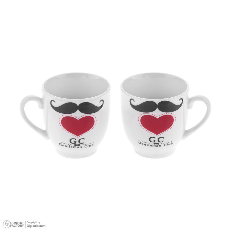 سرویس چای خوری 4 پارچه 2 نفره مدل GC کد 003