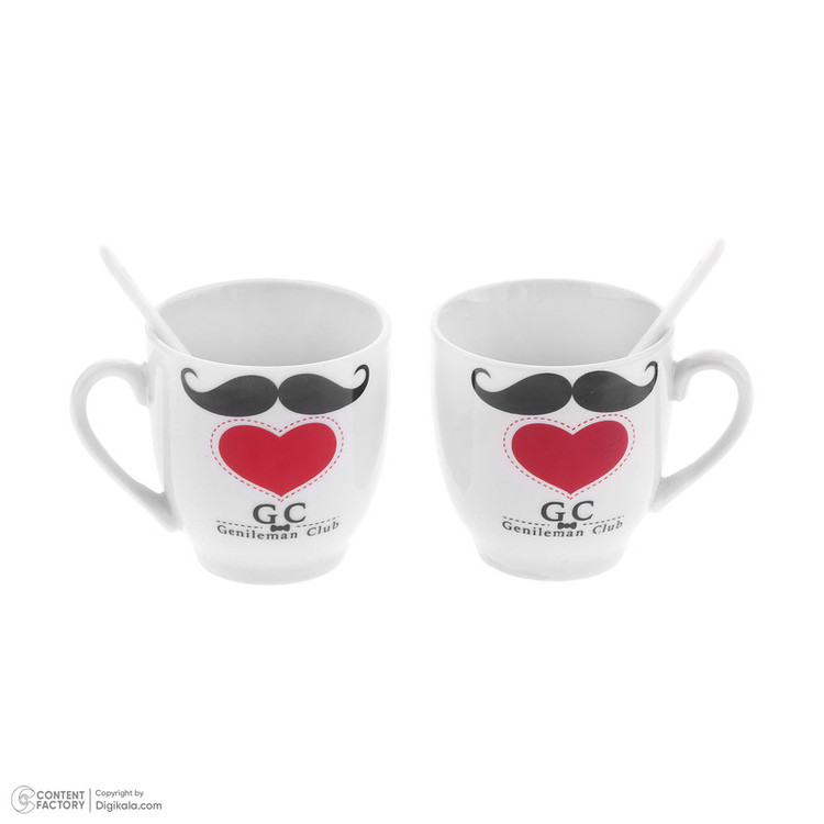 سرویس چای خوری 4 پارچه 2 نفره مدل GC کد 003