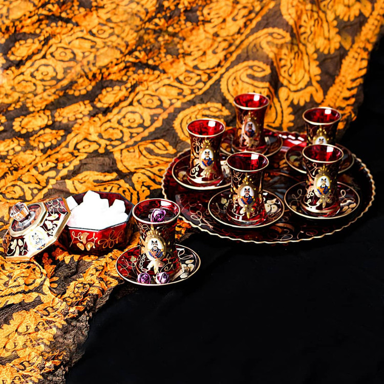 سرویس چای خوری 14 پارچه مدل MAS50000