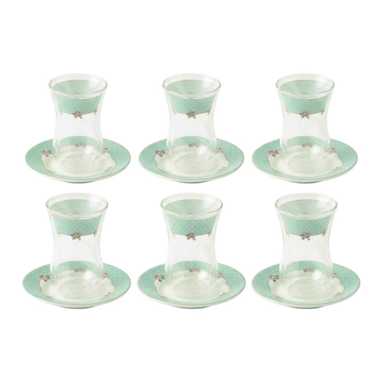 سرویس چای خوری 12 پارچه 6 نفره آنجلا مدل ZP-319