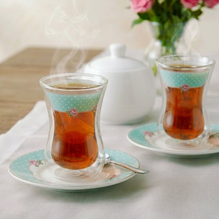 سرویس چای خوری 12 پارچه 6 نفره آنجلا مدل ZP-319